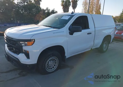 2023 Chevrolet Silverado 1500 2Wd Standard Bed Wt из США, поврежденный, VIN 3GCNAAEK5PG358168